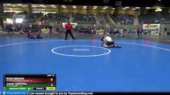 160 lbs Round 1 (6 Team) - Ryan Brown, 4A Baker/Powder Valley vs David Griffith, 4A Philomath