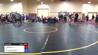 44 kg Rnd Of 32 - Treyden McCarrel, Bear Cave Wrestling Club vs Vince Von Bernewitz, Virginia Team Predator Wrestling Club