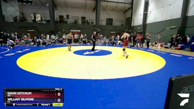 126 lbs Cons. Round 4 - Gavin Ketchum, WA vs William Gilmore, CA