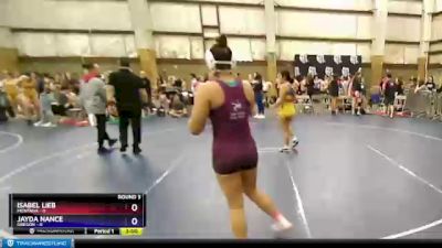 135 lbs Round 3 (10 Team) - Jayda Nance, Oregon vs Isabel Lieb, Montana