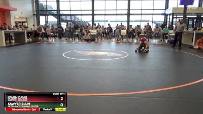 B-21 lbs Semifinal - Owen Davis, Western Dubuque vs Sawyer Blum, McDominate Training Center