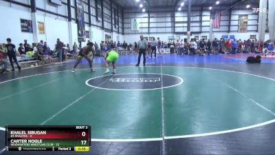 215 lbs Quarterfinals (8 Team) - Steven Ramirez, HEADHUNTERS WRESTLING CLUB vs Dantrell Williams, MOORE COUNTY BRAWLERS - GOLD