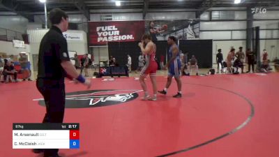 97 kg Round Of 16 - Matt Arsenault, Celtic Elite vs Chase McCleish, Jackrabbit Wrestling Club