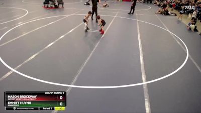 Champ. Round 1 - Mason Brockway, Summit Wrestling Academy vs Emmitt Huynh, Minnesota