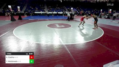 175 lbs Round Of 64 - Kevin Coelho, Milford vs Yavian Maldonado, Greater Lawrence