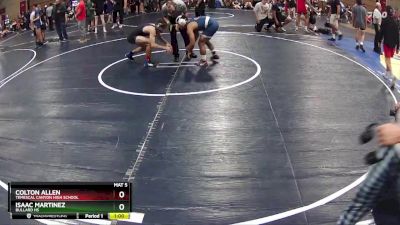 138 lbs Cons. Round 1 - Colton Allen, Temescal Canyon High School vs Isaac Martinez, Bullard HS