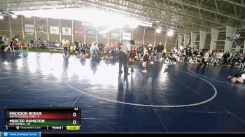 92 lbs Quarters & Wb (16 Team) - Mercer Hamilton, Mat Demons vs Mackson Bogue, South Central Utah
