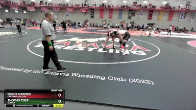 197 lbs Cons. Round 3 - Diego Fuentes, Carthage College vs Thomas Culp, Eureka