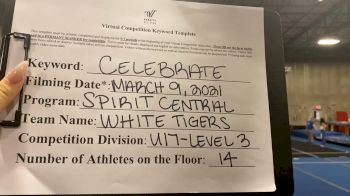 Spirit Central - White Tigers [L3 - U17] 2021 Spirit Festival Virtual Nationals