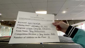 Vegas Empire Athletics - Tiny Princesses [L1 Tiny - Novice - Restrictions] 2021 ATC International Virtual Championship