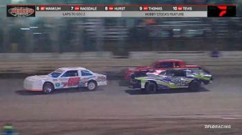 Wild Three-Wide Hobby Stock Finish At Merced