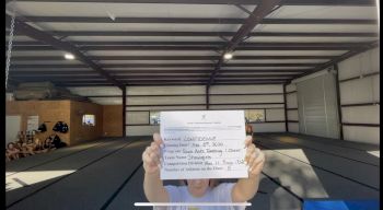 Texas Aces Tumbling and Cheer - Showgirls [L1.1 Mini - PREP - D2 - Small] Varsity All Star Virtual Competition Series: Event IV