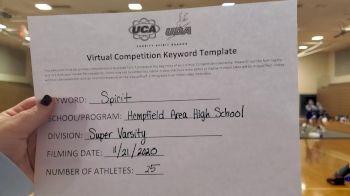 Hempfield Area High School [Super Varsity] 2020 UCA Allegheny Virtual Regional
