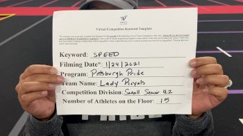 Pittsburgh Pride All Stars - Lady Royals [L4.2 Senior - Small] 2021 Varsity All Star Winter Virtual Competition Series: Event I