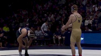 157lbs Match: Bo Pipher, Penn State vs Scout Skidgel, Navy