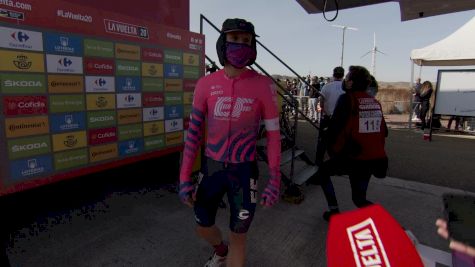 Michael Woods Before Stage 5 of 2020 Vuelta a Espana