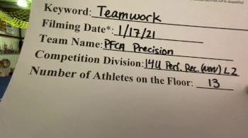 Pennsbury Falcons Cheerleading Association - Precision [L2 Performance Recreation - 14 and Younger (NON)] 2021 Varsity Recreational Virtual Challenge II