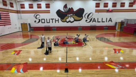 South Gallia HS Color Guard - Scholastic A-Romani Holiday