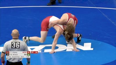 184 Quarterfinal, Trent Hidlay, NC State vs Brit Wilson, NIU