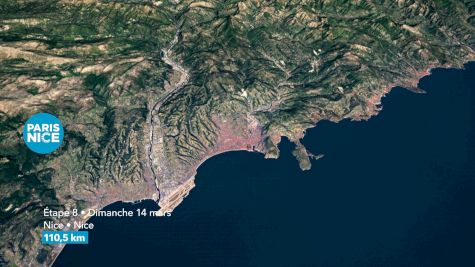 2021 Paris Nice Stage 8 Course Flythrough