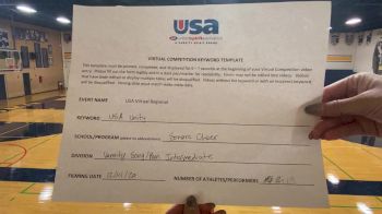 Sonora High School [Varsity - Song/Pom - Intermediate 12-24] 2020 USA Virtual Regional