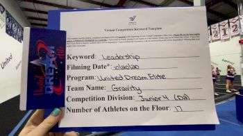 United Dream Elite - Gravity [Level 4 L4 Junior] Varsity All Star Virtual Competition Series: Event I