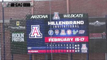 UIC vs UA | 2.15.19 | 2019 Hillenbrand Invitational