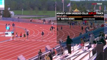 Women's 800m Unseeded, Heat 3