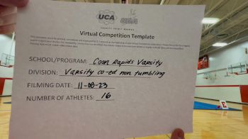 Coon Rapids High School [Varsity Coed Non Tumbling] 2023 UCA & UDA November Virtual Challenge