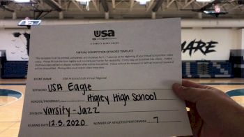 Higley [Small Varsity Jazz (5-7)] 2020 USA Arizona & Utah Virtual Regional