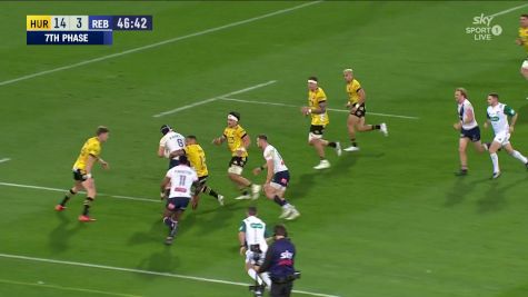 Michael Wells' Try vs Hurricanes
