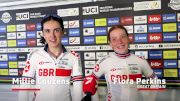 Millie Couzens, Flora Perkins Of Team Great Britain Speak About Team's Gold Medal Tactics