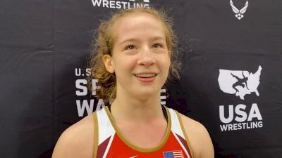 Cheyenne Frank, 16U Girls' Folkstyle Nationals Champion At 112 lbs.