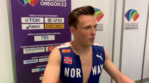 Karsten Warholm Says He Lacked Fitness After Injury