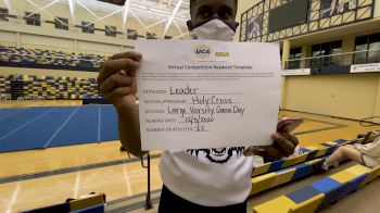 Holy Cross High School [Game Day Varsity] 2020 UCA Louisiana Virtual Regional