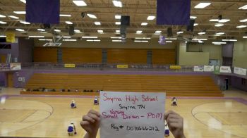 Smyrna High School [Varsity - Pom] 2020 UDA South Virtual Dance Challenge