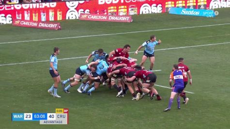 Bryn Hall with a Try vs NSW Waratahs
