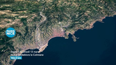 2021 Paris Nice Stage 7 Course Flythrough