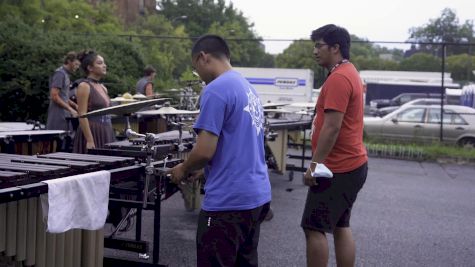 In the Lot: Blue Stars Front Ensemble Extended Show Chunk Clip