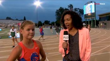 Allie Ostrander All Set For The Steeple/5K Double