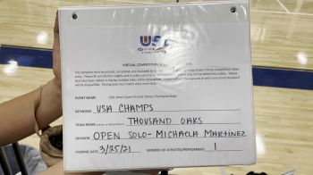 Thousand Oaks High School [Open - Solo] 2021 USA Virtual West Coast Dance Championships