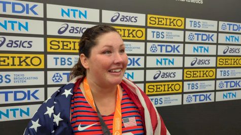 DeAnna Price Emotional With Bronze In Hammer