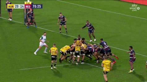 Devan Flanders with a Try vs Queensland Reds