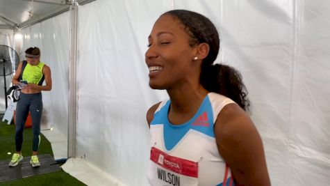Ajee Wilson Wasn't Surprised By Close Race With Athing Mu