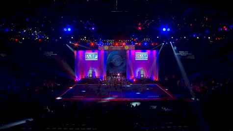OC All Stars - Black [2022 L6 Senior Open Small Coed Semis] 2022 The Cheerleading Worlds