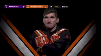 165 lbs, Bryce Steiert (UNI) vs. Andrew Shomers (Oklahoma State)