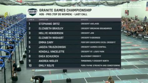 Last Call- Pro Women Heat 2