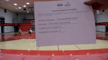 Thompson Middle School [Junior High - Crowd Leading] 2022 UCA & UDA Virtual Game Day Kick-Off