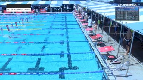 2019 ISCA TYR International Senior Cup - July 31 - Men 200 Backstoke | West Starting Blocks