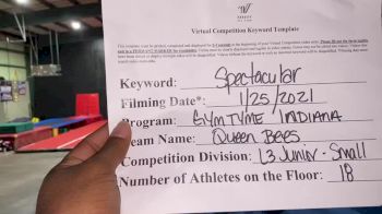 GymTyme Indiana - Queen Bees [L3 Junior - Small] 2021 ATC International Virtual Championship